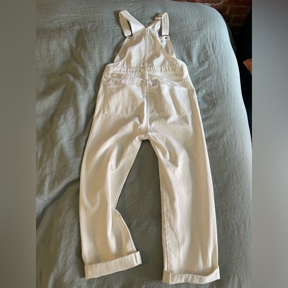 Madewell White Women's Denim Overalls - Picture 4 of 4
